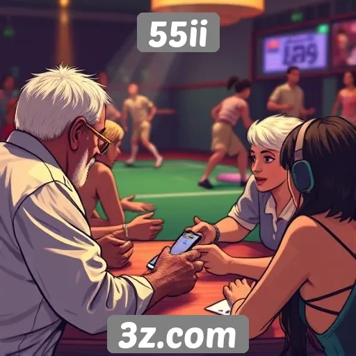 A comunidade de jogadores do 55ii e suas interações